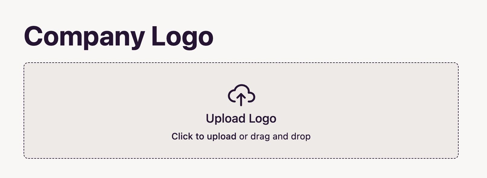 Company Logo Uploader