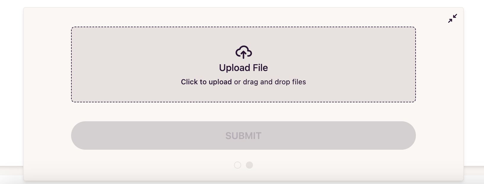 Signing Form Upload file field